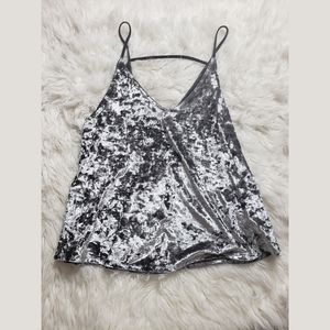 Velour American Eagle Tank Top